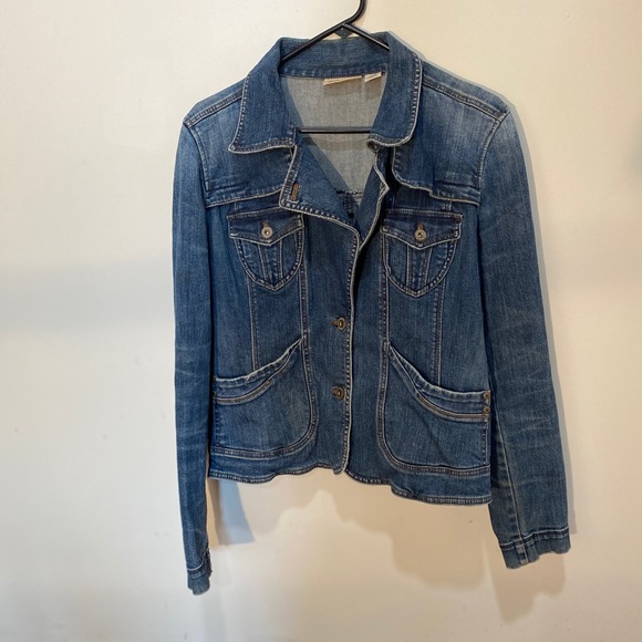 Dkny Jackets & Blazers - DKNY Denim Blazer Front Pockets, Brass Buttons